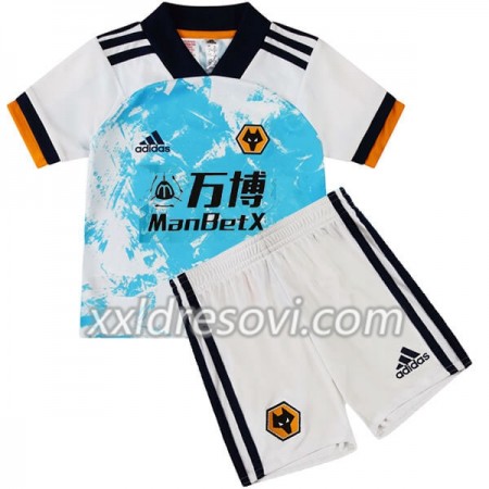 Wolverhampton Wanderers Drugi Dječji Komplet Dresovi za Nogomet 2020-2021 (+ kratke hlače)